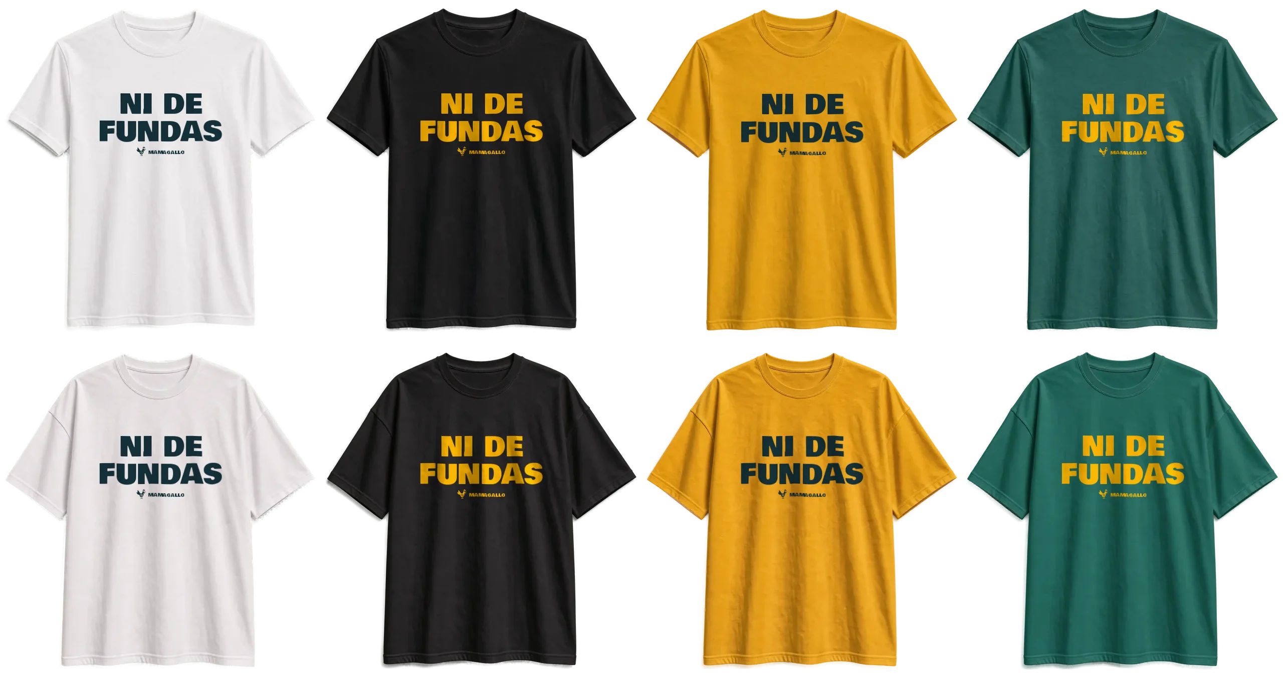 Camiseta negra regular con el diseño Ni de fundas